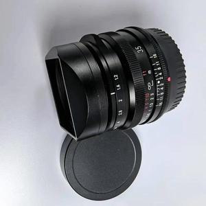 VOIGTLANDER NOKTON 35mm F1.2 X 마운트와 호환되는 금속 사각 렌즈 후드(캡 포함)
