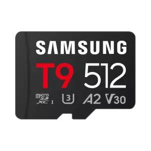 삼성전자 마이크로 SD카드 T9 512GB 블랙박스 닌텐도 카메라 외장 메모리카드 EL
