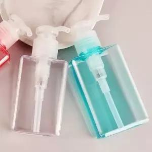 150ml 투명 펌프 공병 디스펜서 사각 바디워시용기 펌핑공병 펌핑용기 (WEE5BC4)