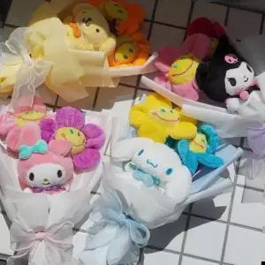마이멜로디꽃다발 귀여운 산리오 인형 꽃다발 8종 (학예회 졸업식 발표회 유치원 어린이집 마이멜로디 폼폼푸린 시나몬롤)