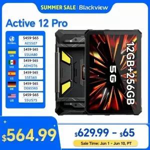 월드 프리미어 블랙뷰 액티브 2 프로 러기드 프로젝터 태블릿 인치 패드 안드로이드 5 6GB TB 30000mAh