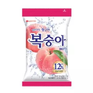 루리점빵 복숭아캔디 복숭아사탕 153g 10개 업소용캔디