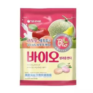 루리점빵 바이오 생과즙캔디 과일사탕 99G 10개 과일맛캔디 사무실간식 디저트사탕