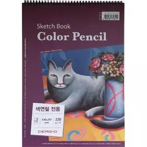 고양이 그림 스케치북 드로잉북 미술도구 드로잉노트 크로키북