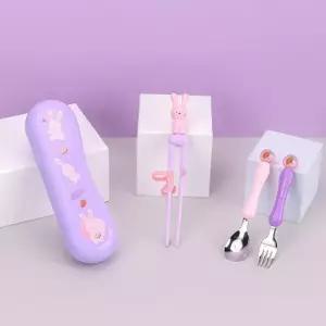 [텐바이텐]릴팡더맥스젓가락스푼포크케이스세4P세트(스노우래빗) / LF8605