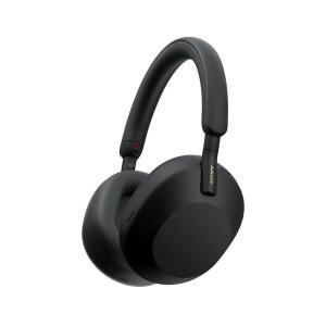 소니 WH-1000XM5 프리미엄 노이즈 캔슬링 헤드폰, 블랙 알렉사 음성 배터리, 오토 제어, 30시간 NC 옵티마이저,