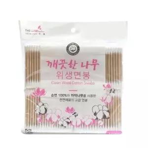 순면면봉 깨끗한나무 위생면봉 400개입 일회용 순면 귀이개