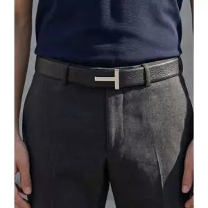 [톰포드]TOMFORD 26SS 그레인 가죽 T 아이콘 벨트 40mm TB178 LCL236S UNA 966243