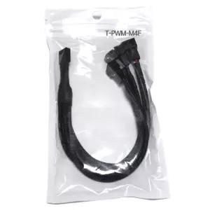 (T-PWM-M4F) 쿨러 PWM 4분배 4P 케이블 26cm 매쉬타입 (W66AB5B)