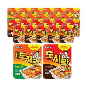 팔도 김치도시락 86g, 12개 + 도시락 86g, 12개