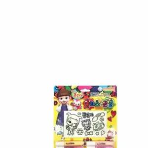 ( )글라스엔젤 콩순이미니 8색 스테인드글라스물감 거울꾸미기재료 윈도우데코 젤리펜