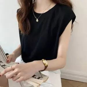여성 2컬러 여름 베이직 루즈핏 나시티 민소매티셔츠