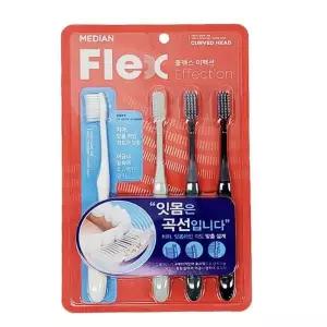 미세모칫솔 라운드 치아 잇몸 라인 각도 칫솔 4개입 부드러운