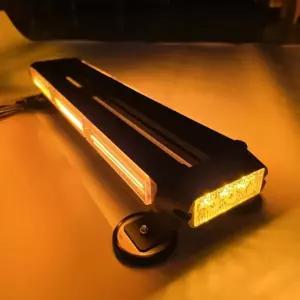 우리파파 12v 24v LED 자석 싸이키 중장비 실리콘 방수처리 경광등 STR-03