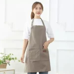 단추앞치마 방수 앞치마 바리스타 카페 공방