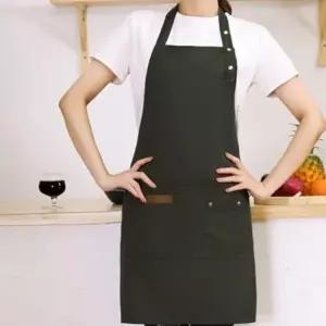 캔버스 모던홈 카페앞치마 생활방수 주방 앞치마 요리앞치마 공방앞치마