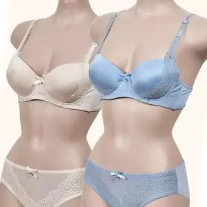 [라일리여성언더웨어] Rly 레이스 3 4컵 C컵 브라팬티세트 여성세트 레이 50036930)