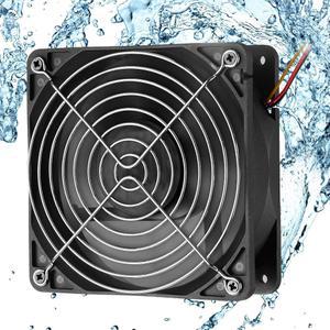IP67 방수 120MMX38MM 12V DC 냉각 팬 고속 3500RPM RV 환기 배기 3핀