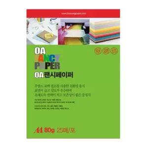 두성 OA 팬시페이퍼 A4 P15 연두색 연두색 (W1EA25E)