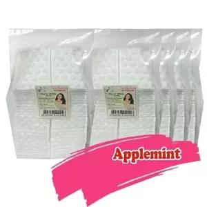 고품질 홈아트 순면 엠보싱 화장솜 500매 - 애플민트 코튼 미용솜 (W262337)