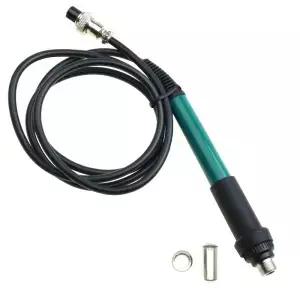QUECOO 5/4pin T12-907 녹색 핸들 1.1m STM32 T12-955/958/952 납땜 인두 스테이션 온도 디지털 전기 수리