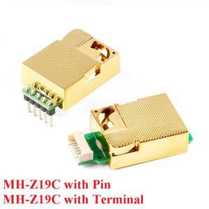 MH-Z19 IR 적외선 CO2 센서 모듈 MH Z19C 이산화카본 가스 NDIR 모니터용 400-5000ppm UART PWM 출력