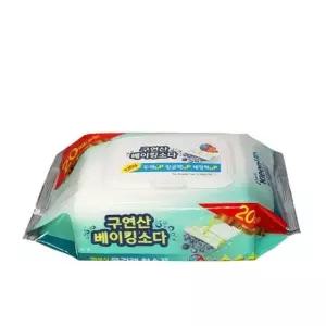 기름때 엠보싱 베이킹소다 물 밀대걸레 일회용청소포6개 마대걸레 걸래 (W6F751B)