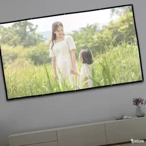 라프샵 이동식스크린 캠핑빔스크린 이동형 빔프로젝터 스크린 265x150cm 16대9비율