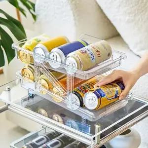 [하프클럽/]냉장고 맥주 정리함 캔 음료수 트레이 보관함 냉장고 캔정리 음