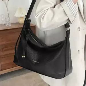 데일리 심플 호보백 라지 숄더백 여성 캐주얼 크로스 호보백