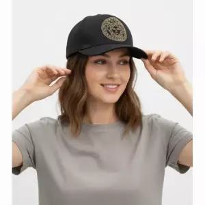 베르사체 MUST IT_ STUDDED MEDUSA BASEBALL CAP 1001590 1A07874 2B150) 스터드 메두사 볼캡)