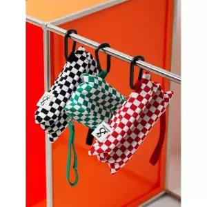 JOSEPHSTACEY Lucky Pleats Knit Pouch Slim Checkmate All 414774