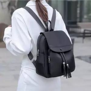백팩 가방 여자 장식 출근 테슬 옥스포드 데일리
