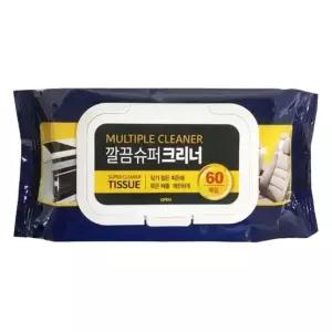 주방 찌든때 청소용 물티슈 기름때 제거 세정 티슈 60매 가스레인지 오븐 렌지후드 닦기