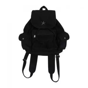 더콜디스트모먼트 TCM starfish denim backpack black