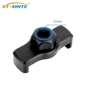 범용 자동차 휴대 전화 홀더 조정 가능한 브래킷 클립 17mm 볼 헤드베이스 마운트 60-90mm 스마트 폰 액세