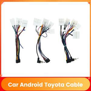 TOYOTA Corolla Highilander VIOS YARIS RAV4 네비게이션 라디오 배선 하네스 커넥터 용 안드로이드 케이블