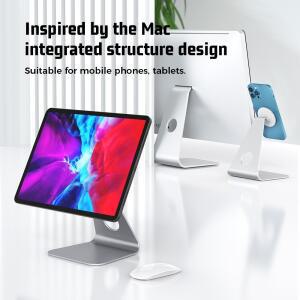 iPad A16 M2 M3 Air 11 13 Pro M4 12.9 용 태블릿 스탠드 Samsung Huawei Xiaomi Phone 미니 금속 자석 회