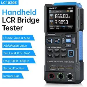 고정밀 디지털 브리지 FNIRSI LC1020E LCR ESR 테스터 저항 커패시턴스 인덕턴스 전자 부품 측정