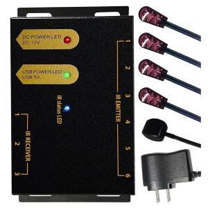 ENSIGEAR IR 중계기 키트 시스템 IR 원격 제어 확장기. 최대 50피트까지 지원합니다. iKQ