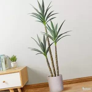 공구샵 촬영부케 웨딩부케조화 드라세나 마지나타 조화 A 160cm