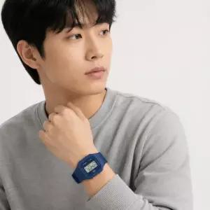 카시오 F-91WB-2A1DF 디지털 스퀘어 빈티지 레트로 공용 우레탄시계
