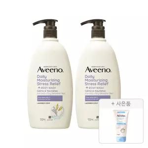 아비노 데일리모이스쳐라이징 스트레스릴리프 바디워시 532ml, 2개+증정(더멕사 밤 75ml, 1개)