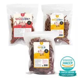 웁스 돼지귀 슬라이스 500g 3종 (슬림컷/오리지널/통귀)