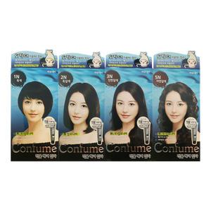 과일나라 컨퓸 먹물 헤어 칼라 염색약 4종 택1 새치커버 멋내기