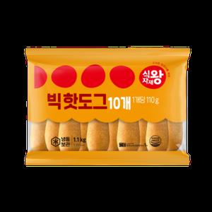 식자재왕 핫도그 빅사이즈 1.1kg (110gx10ea)
