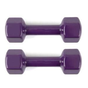 IW PVC 컬러 아령 3kg (2개입 1세트)