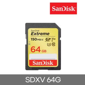 [TKR] 샌디스크 Extreme SD UHS-I U3 600배속 SDXV2 64GB