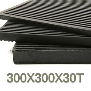 골 방진판 300X300X30T 방진고무판 충격 완충 소음 진동 흡수 방지 30cmX30cmX30mm
