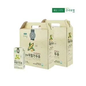 건국 무첨가두유 32팩 (190mlx16팩x2박스)